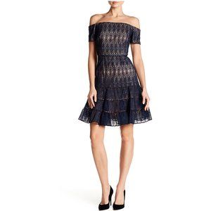 Monique Lhuillier Off-the-Shoulder Dress. 12